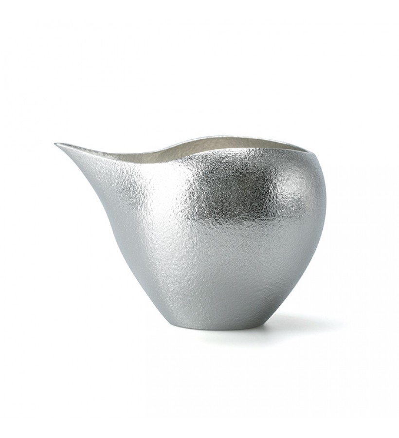 Round Pewter Katakuchi Cup Round Pewter Katakuchi Cup